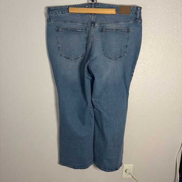 NWT Madewell Perfect Vintage Flare Jean Size 22W Medium Wash Stretch High Rise - Picture 11 of 12